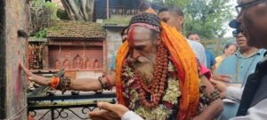 भीमेश्वर मन्दिरमा कालिबाबाको कोरा क्षमापुुजा