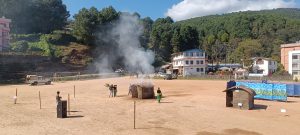 नेपाली सेनाको विपद् प्रतिकार्य डेमोस्ट्रेशन